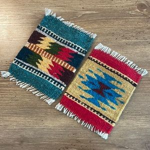 Set of 2 Handmade Coasters